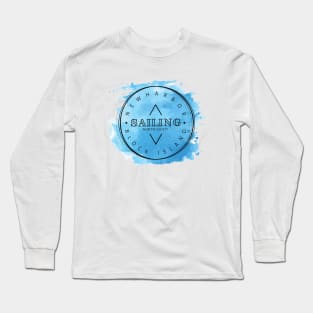 New Harbor, Block Island, Sailing Long Sleeve T-Shirt